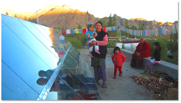 solar space heating Ladakh1